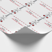 列車を追いかける ラッピングペーパー (角)