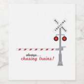 列車を追いかける ワインラベル (シングルラベル)