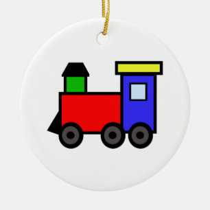 列車アップリケ セラミックオーナメント