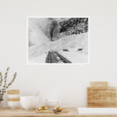 列車アバランシェアラスカ1916 ポスター (キッチン)