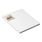 列車アンティーク玩具蒸気機関車 ノートパッド (アングル)