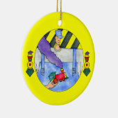 列車エンジニア セラミックオーナメント (右)