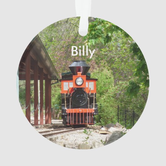 列車エンジンのオーナメント オーナメント (裏面)