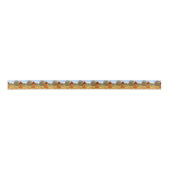 列車エンジンのロコモーティブの印、オーストラリア サテンリボン (正面)