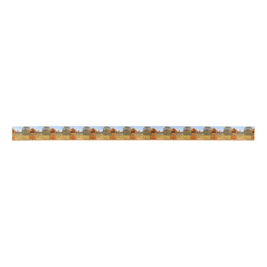 列車エンジンのロコモーティブの印、オーストラリア サテンリボン (正面)