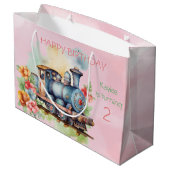 列車エンジンガール2nd誕生日 ラージペーパーバッグ (裏面アングル)