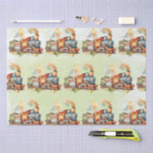 列車エンジンボーイ誕生日 薄葉紙 (クラフト)