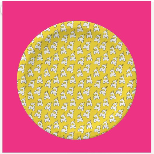 列車エンジン誕生日パーティー紙プレート ペーパープレート