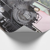 列車エンジン、コロラド州、米国の包装紙を蒸気を発して下さい ラッピングペーパー (角)