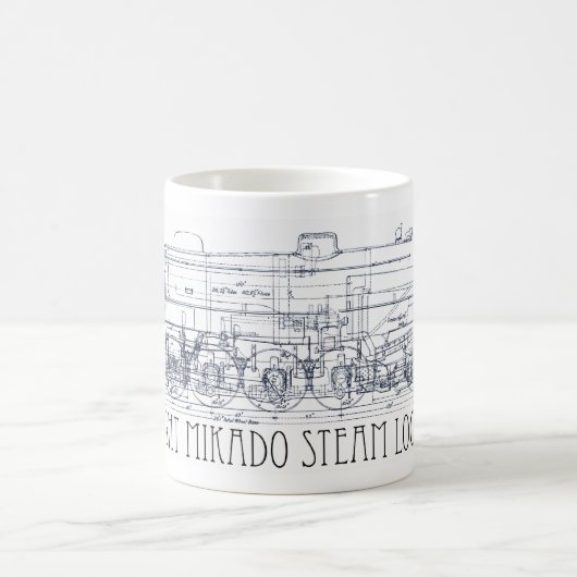 列車エンジン コーヒーマグカップ (中央)