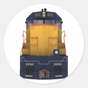 列車エンジン:チェサピークの配色: ラウンドシール