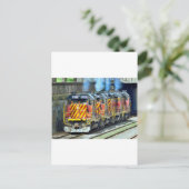 列車エンジン ポストカード (スタンド正面)