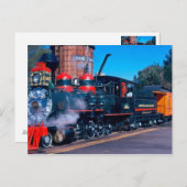 列車カラフルはがき ポストカード (正面/裏面)