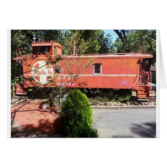 列車カード(中ブランク) (正面横)