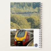 列車スポッタースパイラルノート ノートブック (裏面)