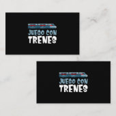 列車セット機関車ワゴンスケッチ 名刺 (正面/裏面)