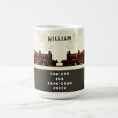 列車パーソナライズされたの恋人 コーヒーマグカップ (中央)