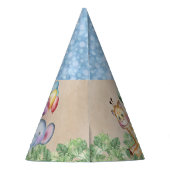 列車パーソナライズされたエンジンパーティー帽子 パーティーハット (裏面)