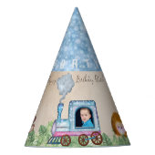 列車パーソナライズされたエンジンパーティー帽子 パーティーハット (正面)