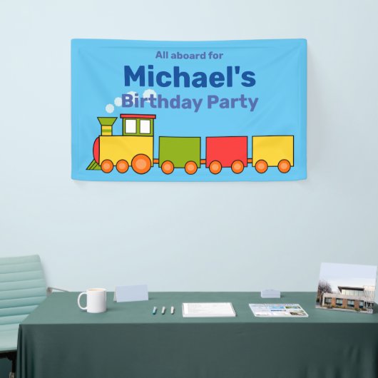 列車パーソナライズされた 横断幕 (トレードショー)