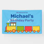 列車パーソナライズされた 横断幕 (横)