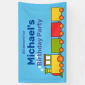 列車パーソナライズされた 横断幕 (縦)