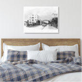 列車ベルリン・ポツダムの鉄道駅 キャンバスプリント (インサイチュ (寝室))