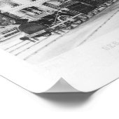 列車ベルリン・ポツダムの鉄道駅 ポスター (角)