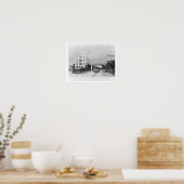 列車ベルリン・ポツダムの鉄道駅 ポスター (キッチン)