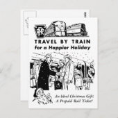 列車ペンシルバニアの鉄道郵便はがきによる旅行 ポストカード (正面/裏面)