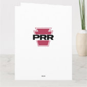 列車ペンシルバニア鉄道で旅行する カード (裏面)