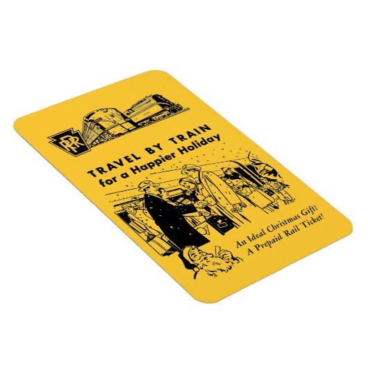 列車ペンシルバニア鉄道写真磁石で旅行 マグネット (右側)