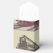 列車ポップ・アートの フェイバーボックス (オープン)