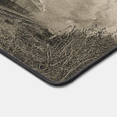 列車ヴィンテージ旅行輸送蒸気 デスクマット (コーナー)