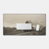 列車ヴィンテージ旅行輸送蒸気 デスクマット (キーボード&マウス)