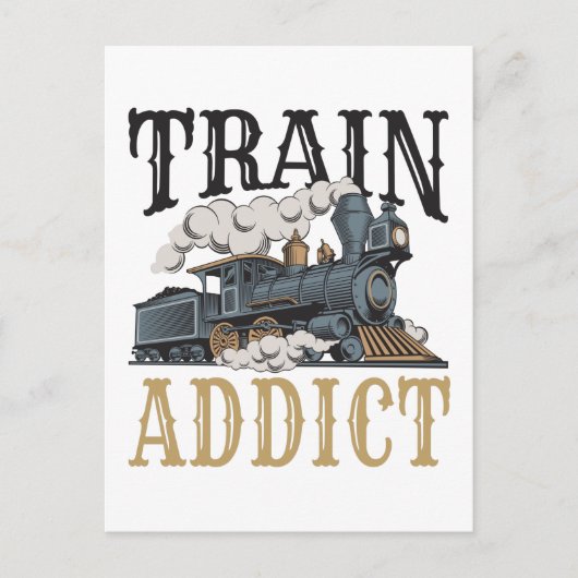 列車中毒性モデル鉄道鉄道ホビースト ポストカード (正面)