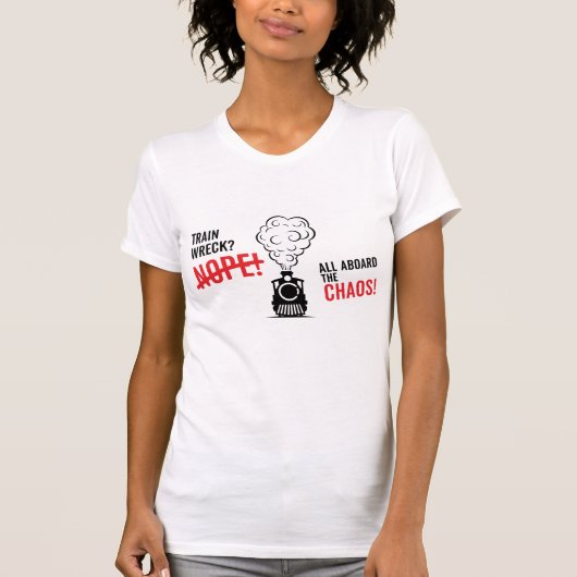 列車事故 Tシャツ (正面)