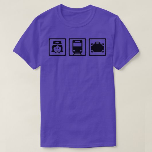 列車付き添い人10 Tシャツ (デザイン正面)