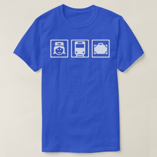 列車付き添い人1 Tシャツ (デザイン正面)