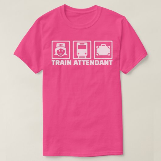 列車付き添い人3 Tシャツ (デザイン正面)
