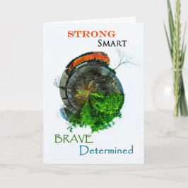 列車勇気付けられるカード カード