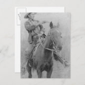 列車強盗は"ディクソン"ロバーツ ポストカード (正面/裏面)