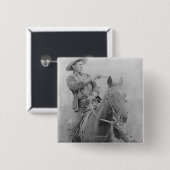 列車強盗は"ディクソン"ロバーツ 缶バッジ (正面&裏面)