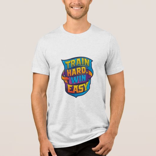 列車懸命ウィン簡単 トライブレンドＴシャツ (正面)