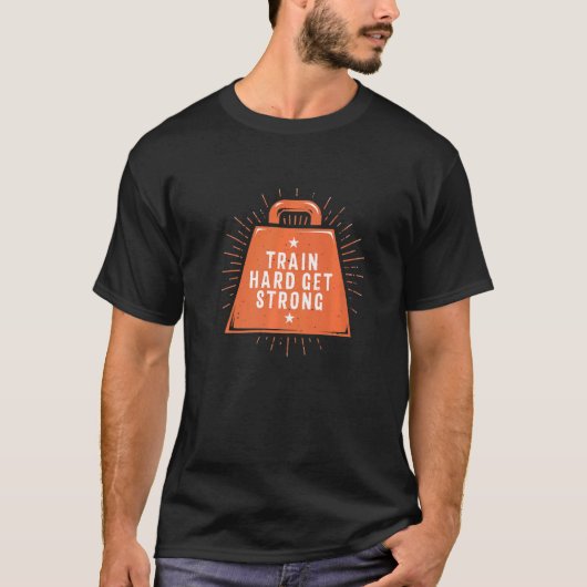 列車懸命取得ストロングトレーニングことわざジム引用文F Tシャツ (正面)