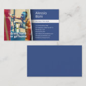 列車懸命 |ボクシングトレーナー 名刺 (正面/裏面)