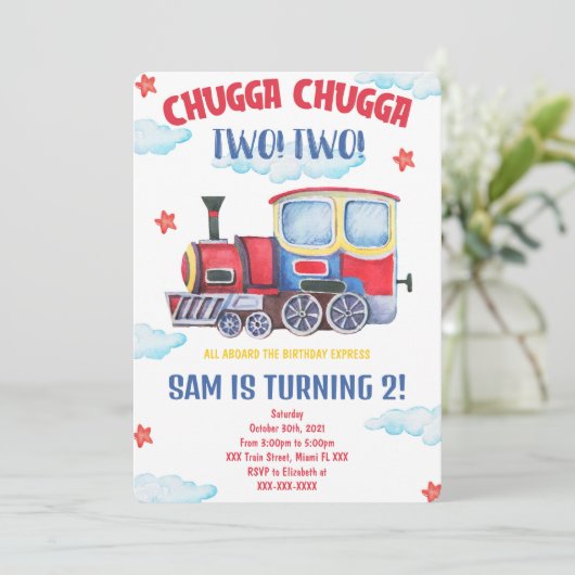 列車招待状 招待状 (スタンド正面)