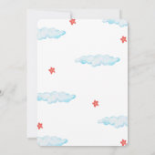 列車招待状 招待状 (裏面)