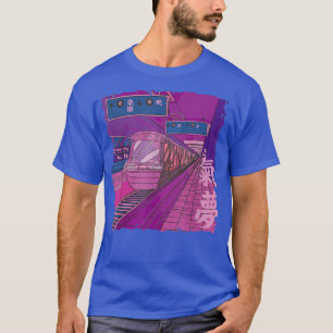 列車日本の駅日本Tシャツ Tシャツ