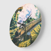 列車時計 ラージ壁時計 (傾斜)